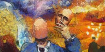 Artists depiction of psychosis.